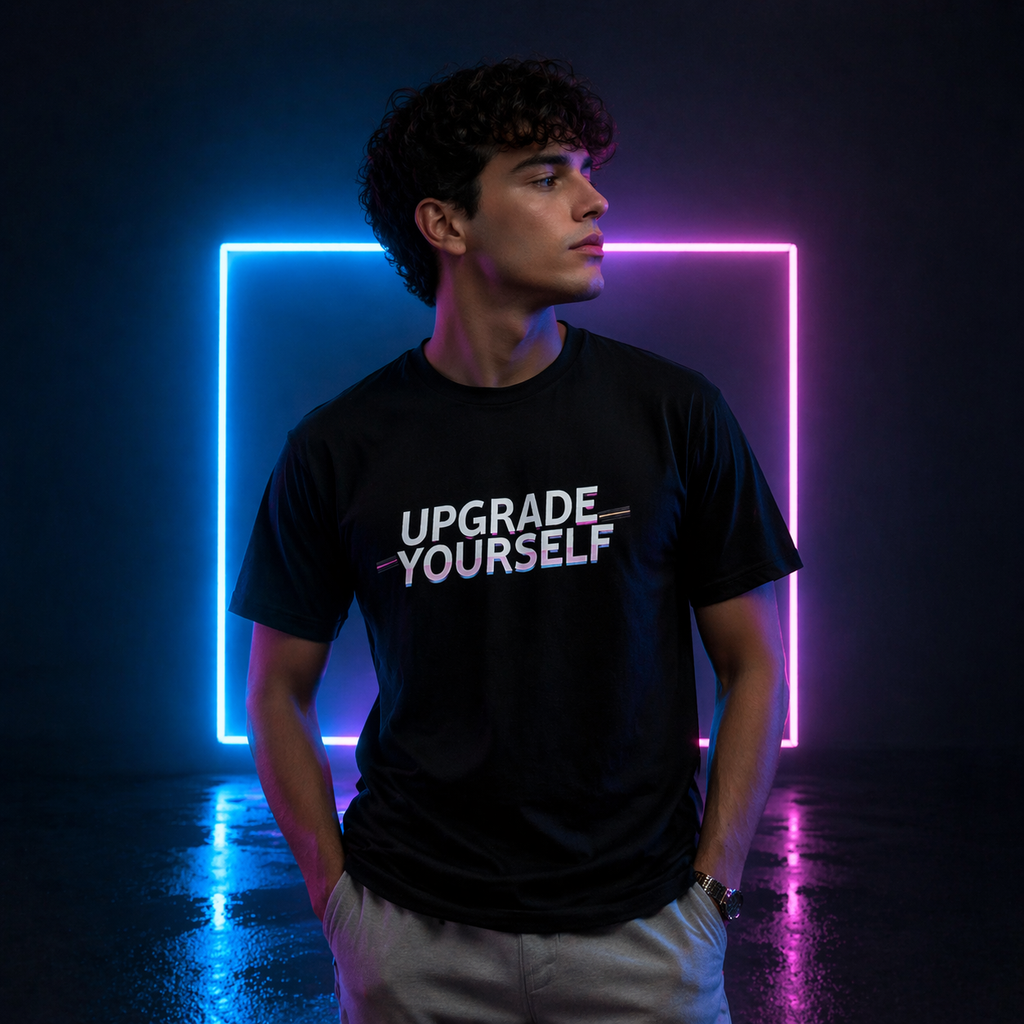 D217-Unisex T-Shirt – “UPGRADE YOUR SELF” Design