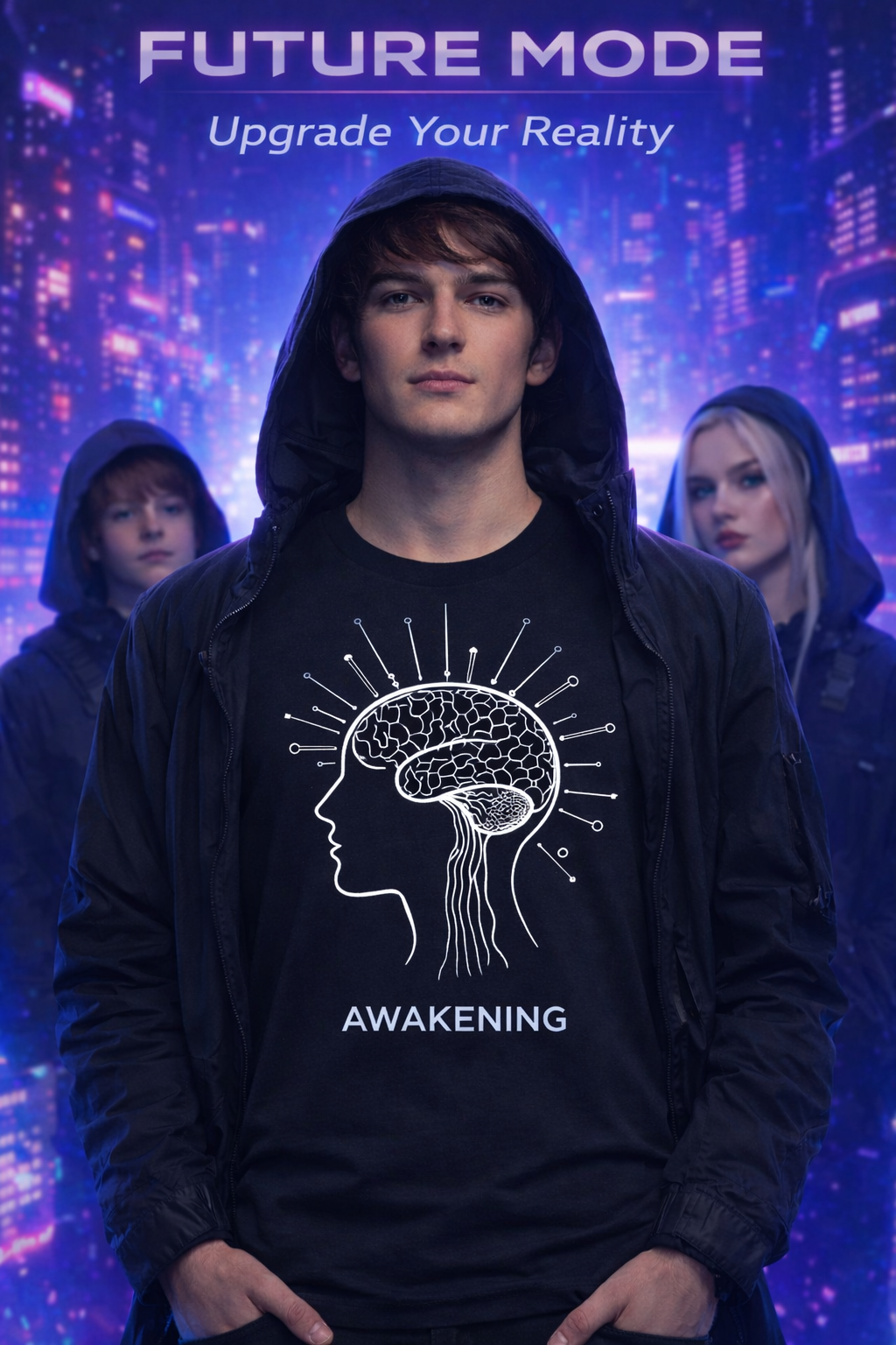 Awaken in the cyberpunk future