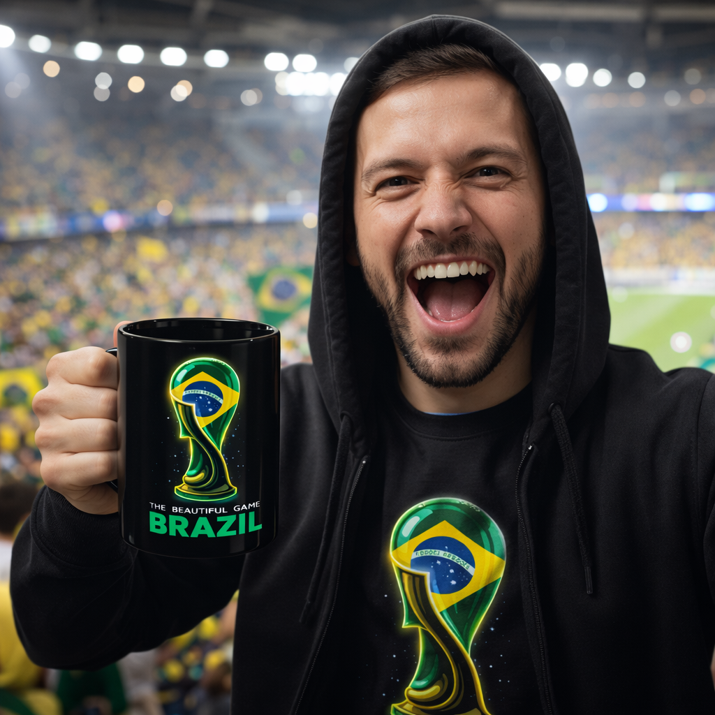 D257-Unisex Hoodie-Brazil Future Mode Hoodie – The Beautiful Game Edition