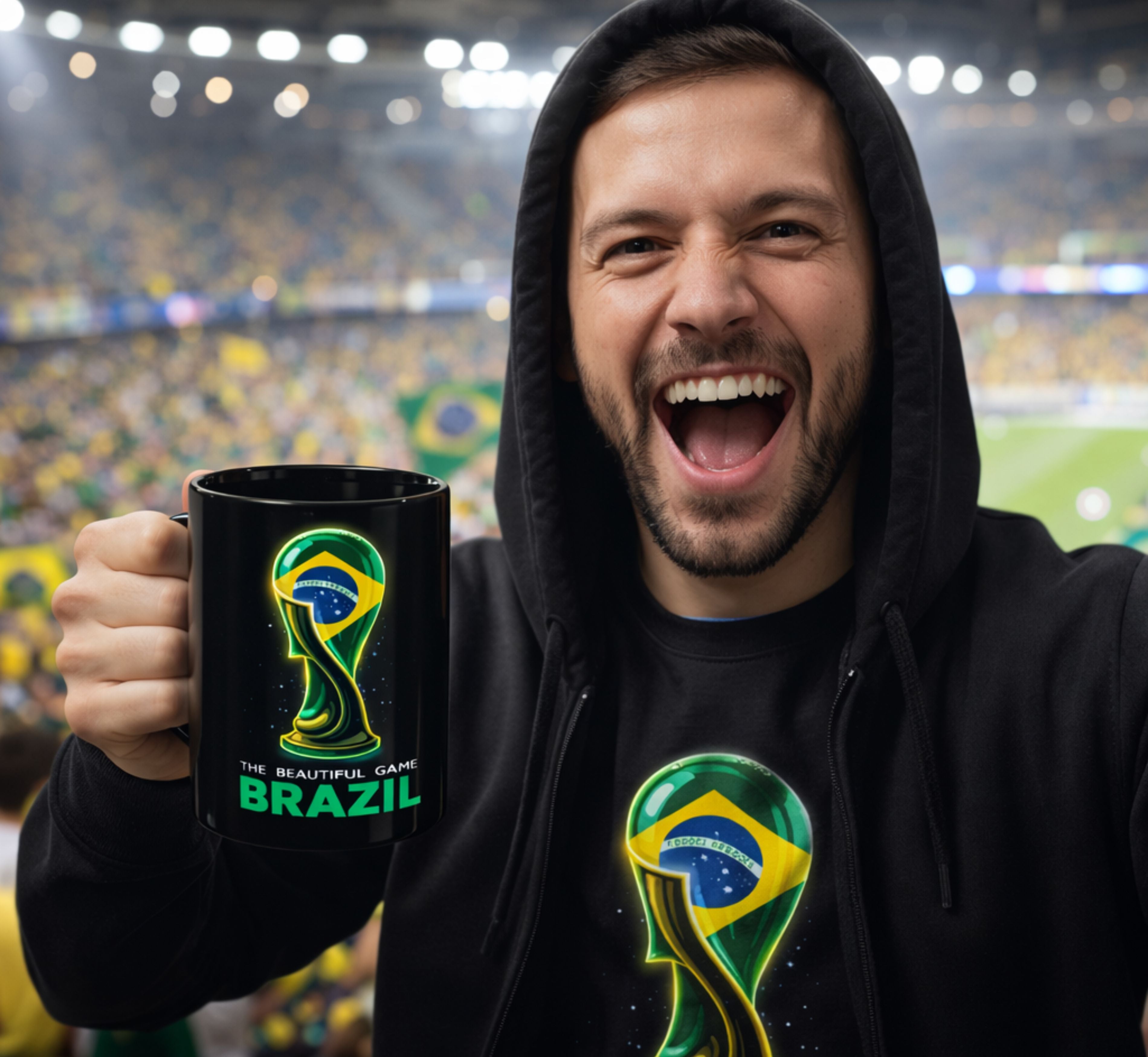 D257-Unisex t-shirt-world cup trophy wrapped with Argentina flag