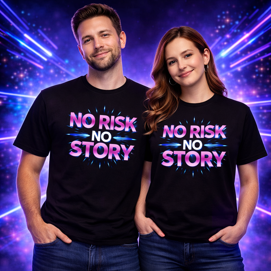 DM003 - NO RISK NO STORY Tee