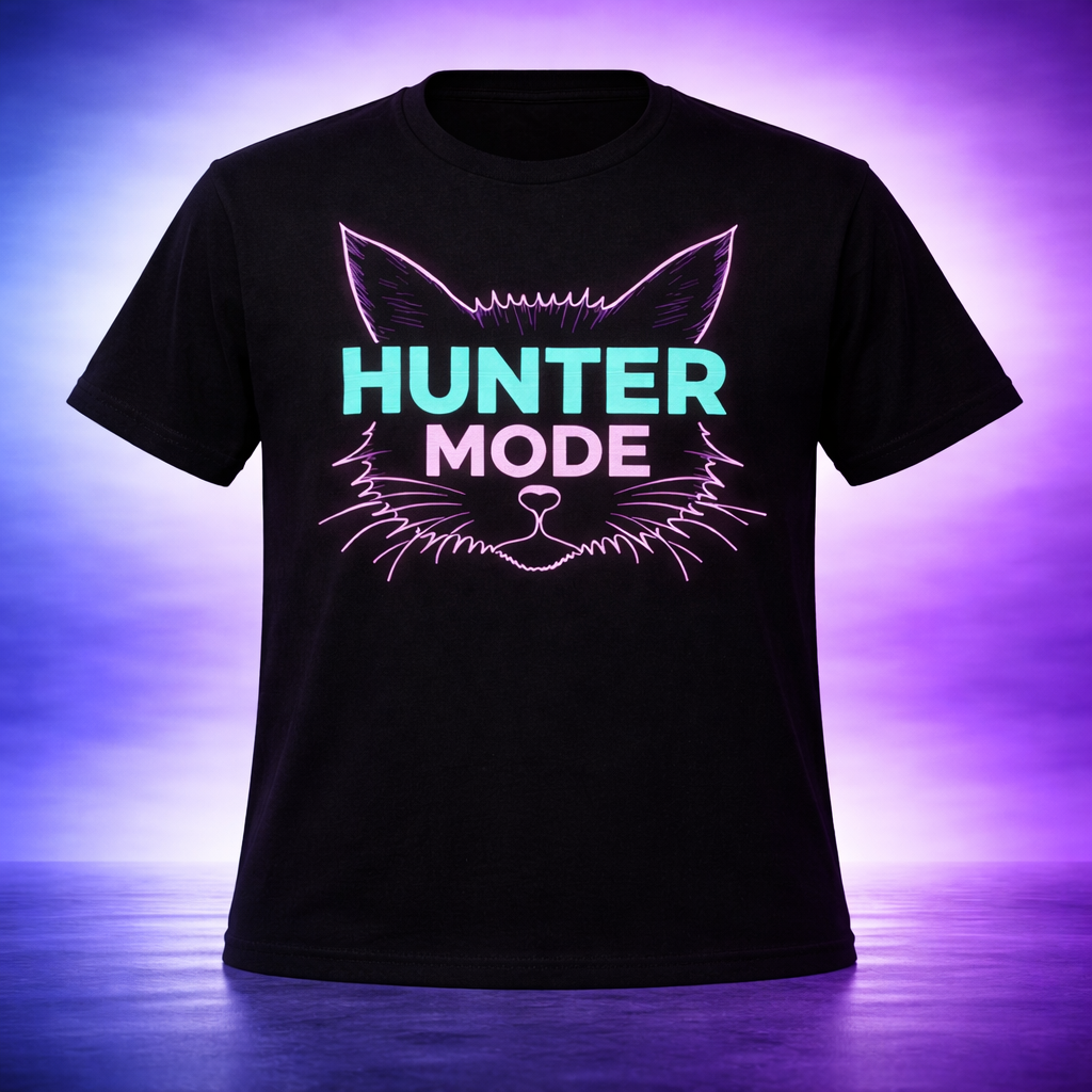 D083-Unisex t-shirt - Futuristic HUNTER MODE