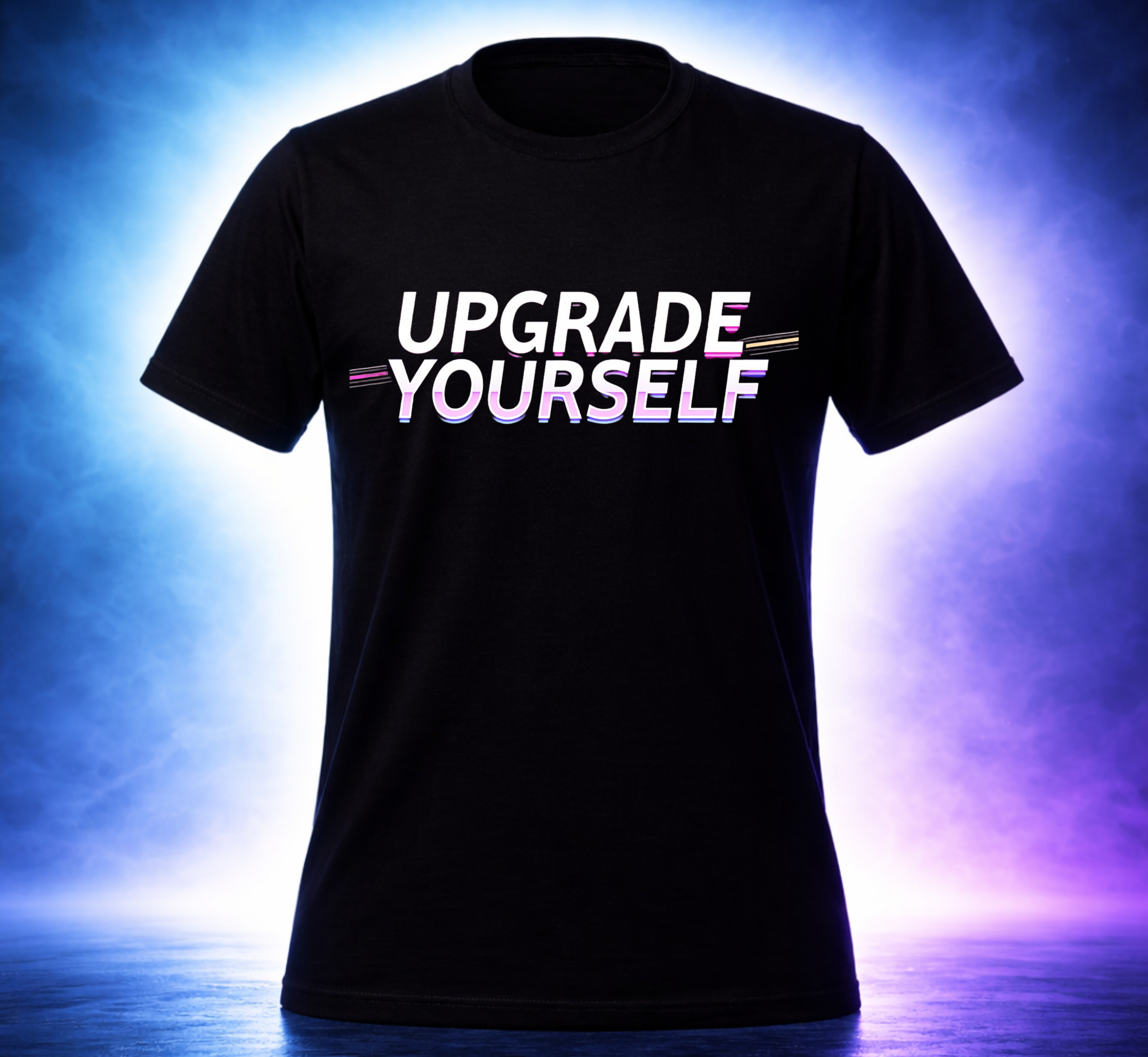 D217-Unisex T-Shirt – “UPGRADE YOUR SELF” Design