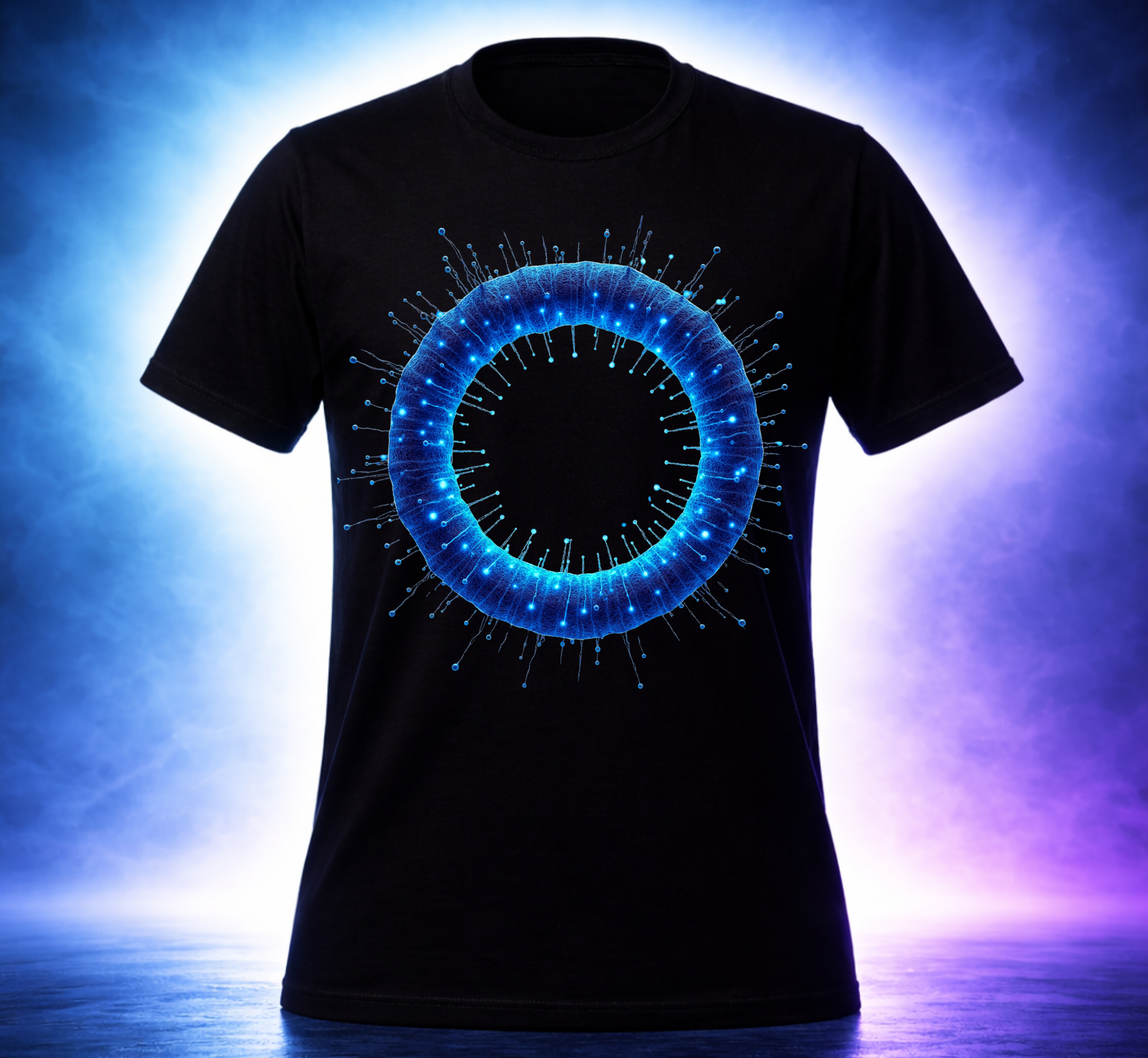 D100-Unisex T-Shirt - "NETWORK VORTEX" Design