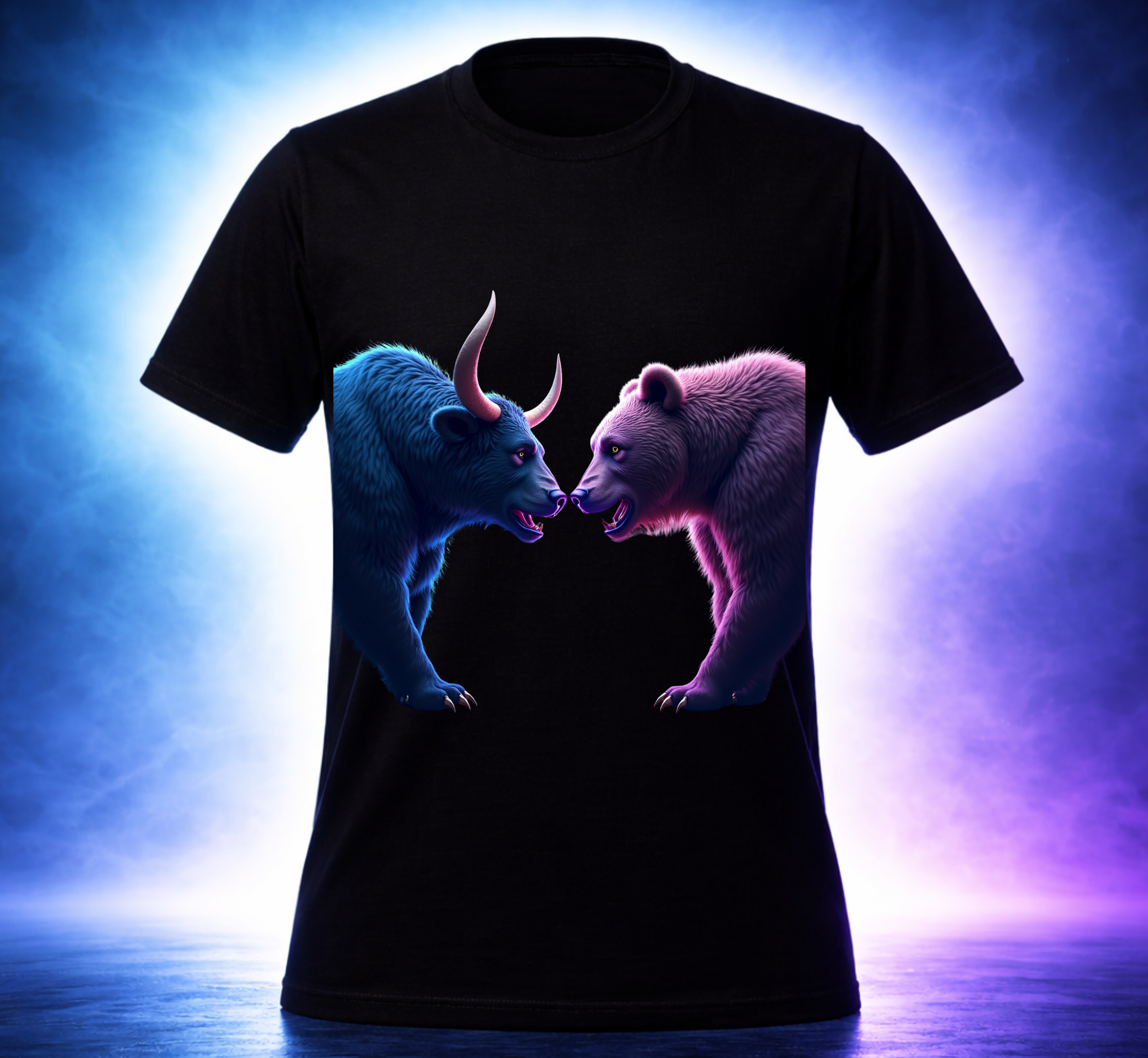D005-Unisex T-Shirt – "AGGRESSIVE BULL HEAD" Design
