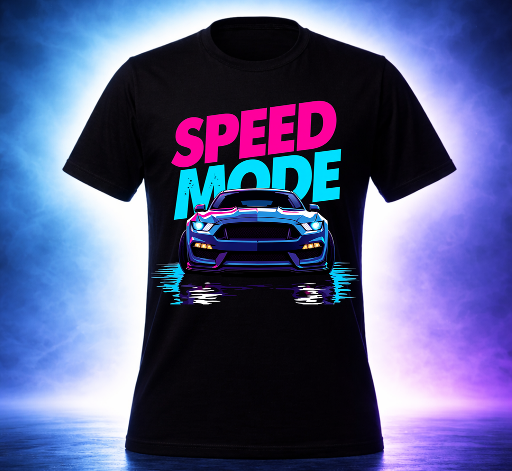 D199-Unisex t-shirt - "SPEED MODE" Design