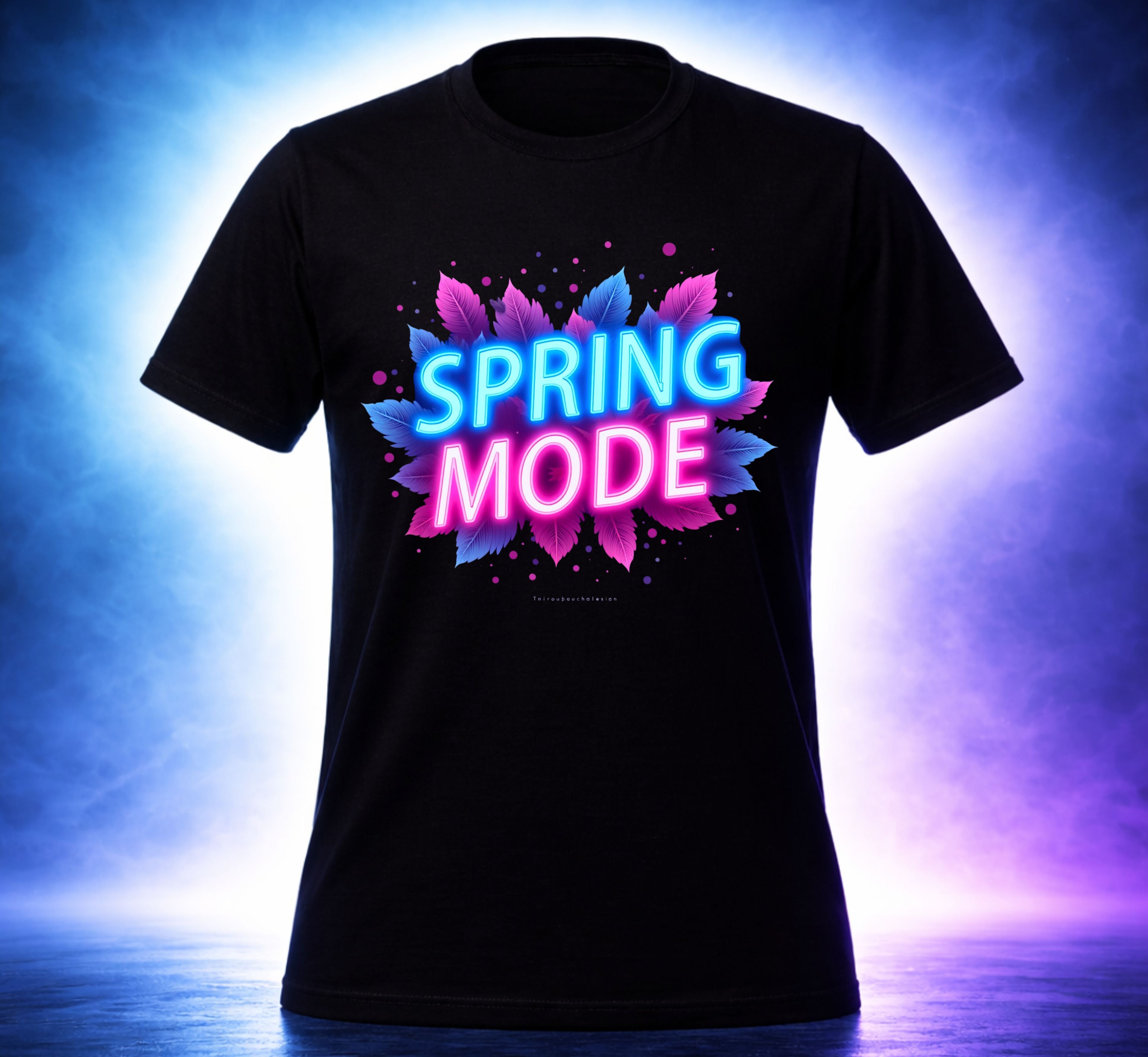 D063-Unisex t-shirt -"SPRING MODE" Design