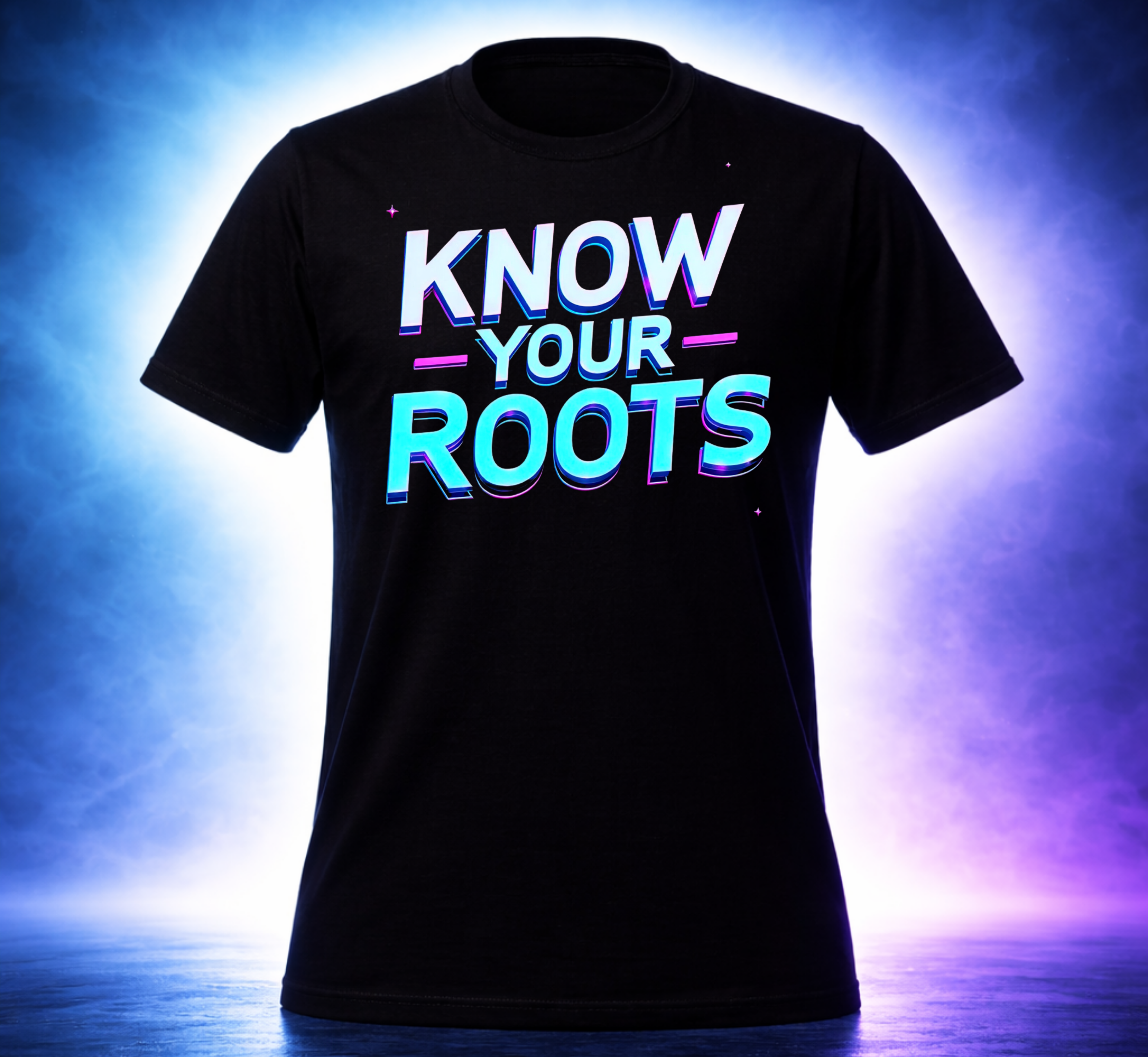 D107-Unisex T-Shirt - "KNOW YOUR ROOTS" Design