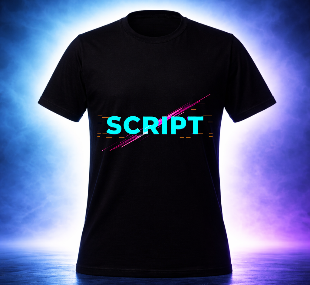 D113-Unisex T-Shirt - "SCRIPT" Design