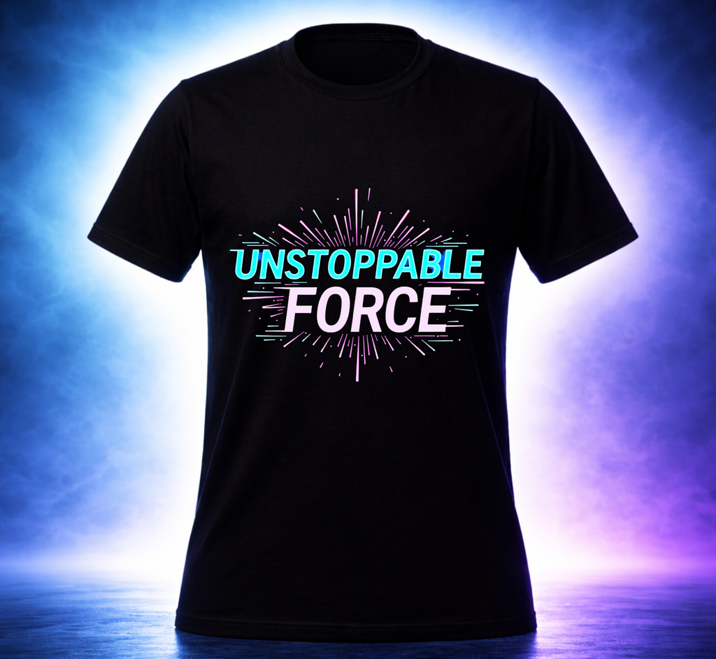 D125-Unisex T-Shirt - "UNSTOPPABLE FORCE" Design
