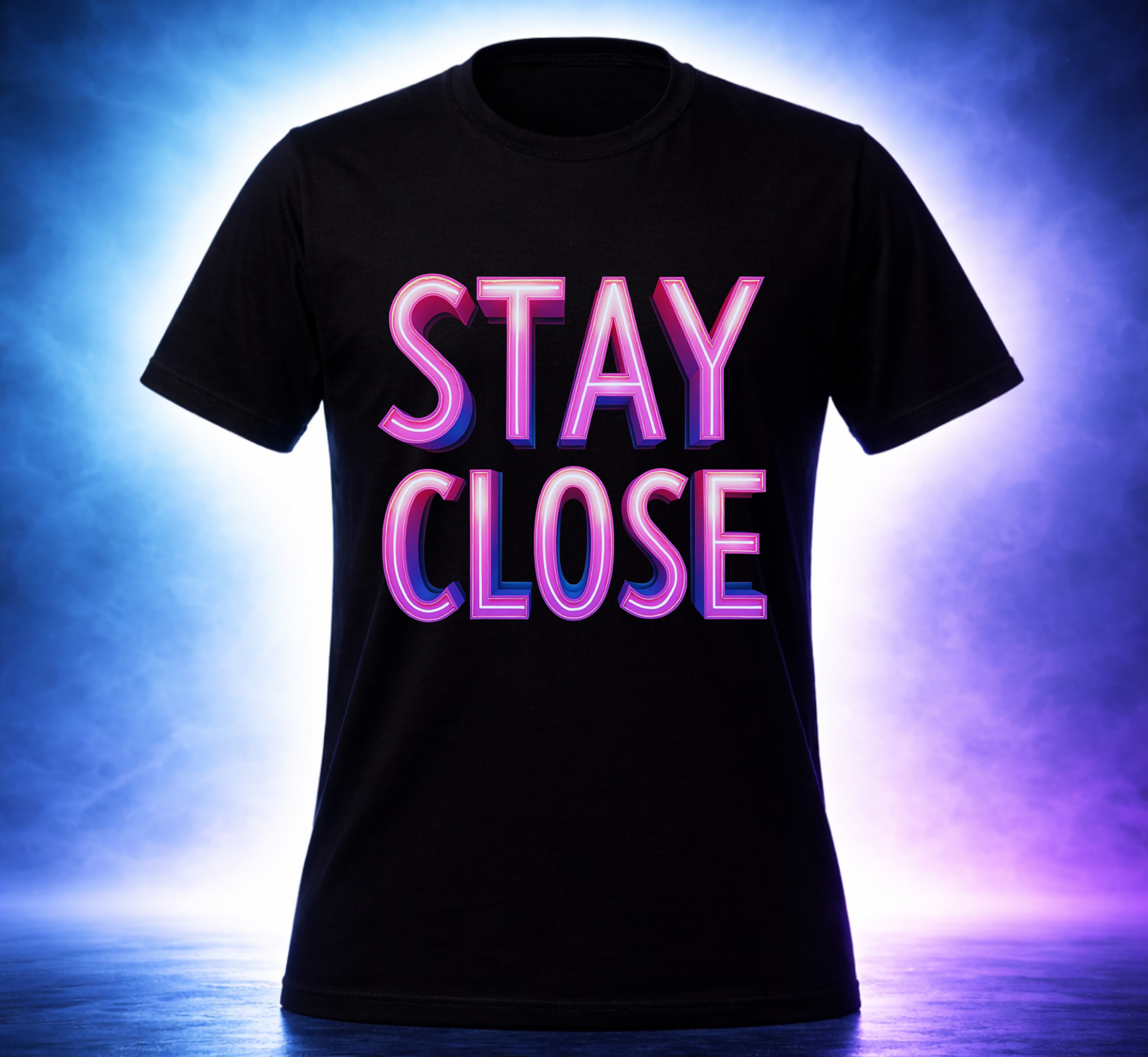 D187-Unisex T-Shirt - "STAY CLOSE" Design