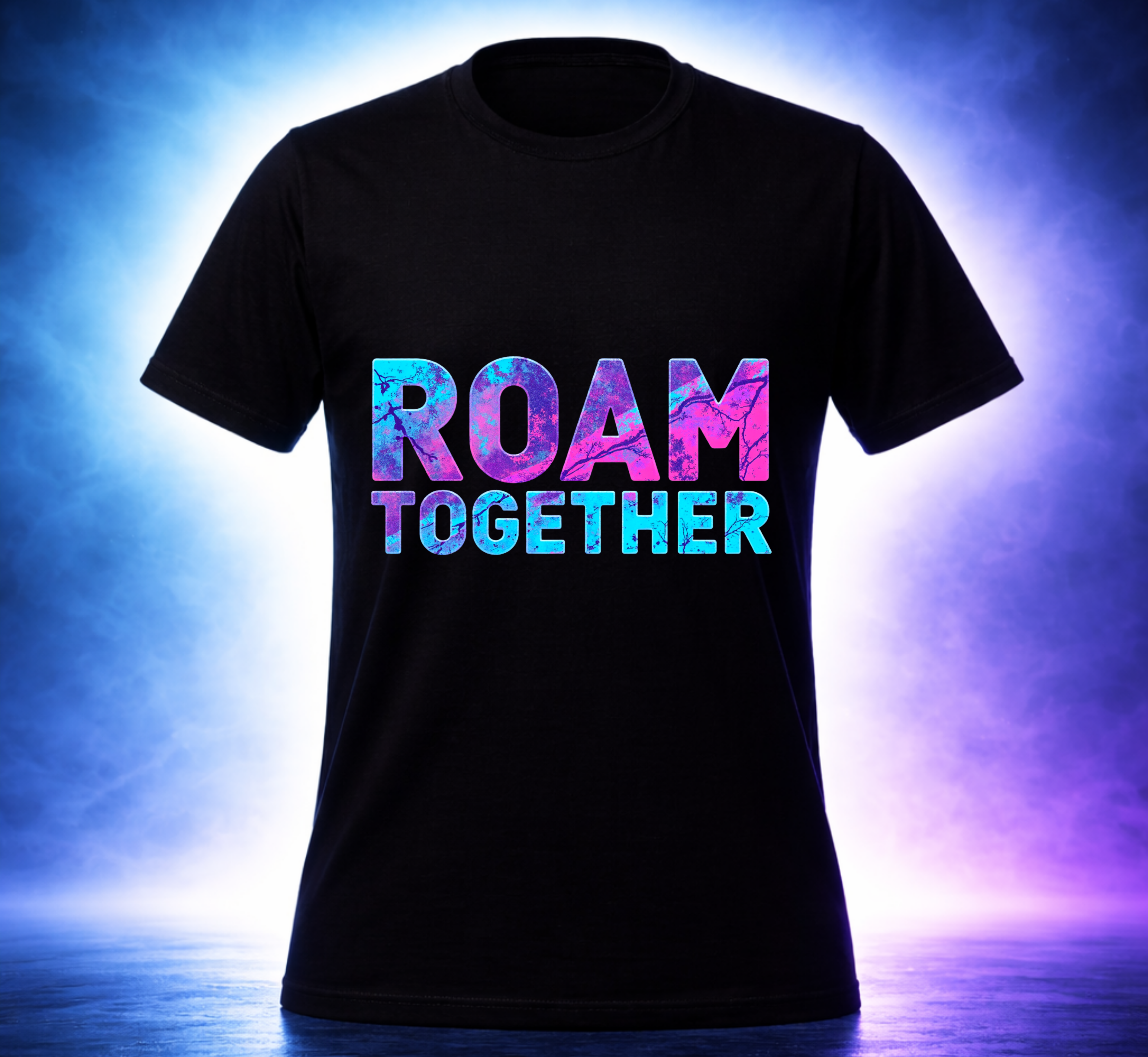 D195-Unisex T-Shirt - "ROAM TOGETHER" Design