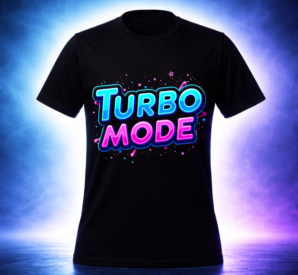 D205-Unisex t-shirt -"TURBO MODE" Design