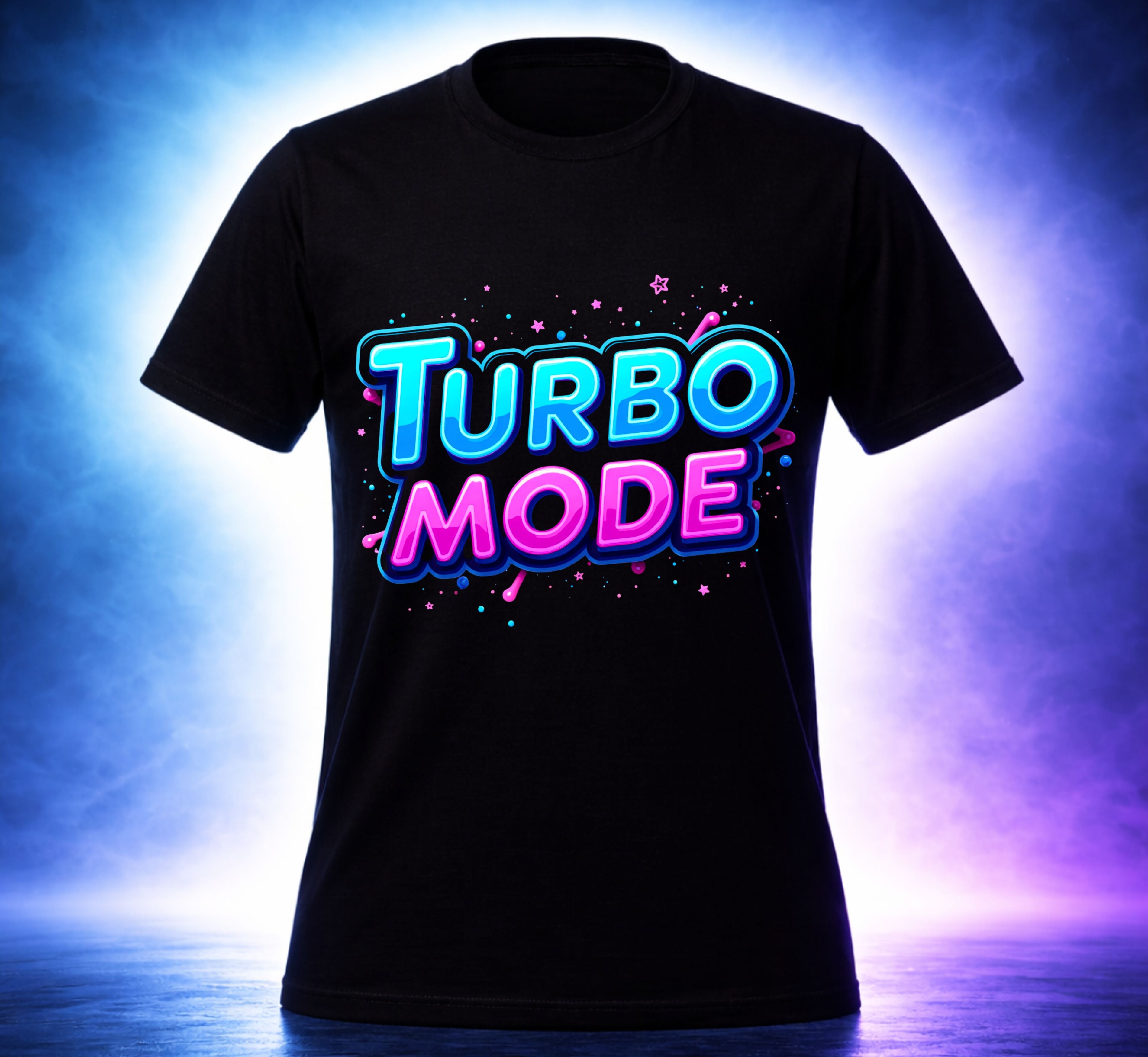D205-Unisex t-shirt -"TURBO MODE" Design