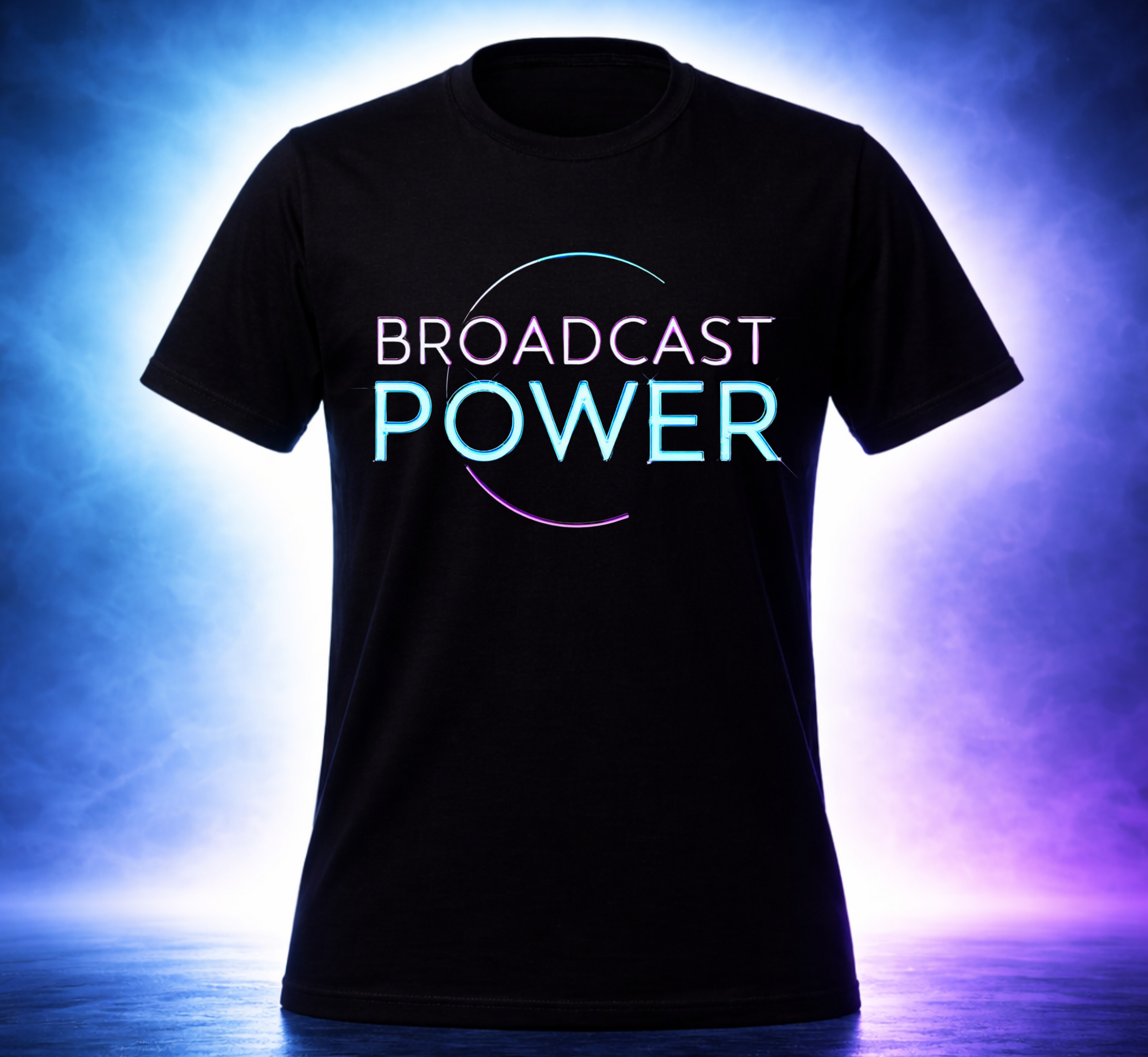 D112-Unisex T-Shirt - "BROADCAST POWER" Design
