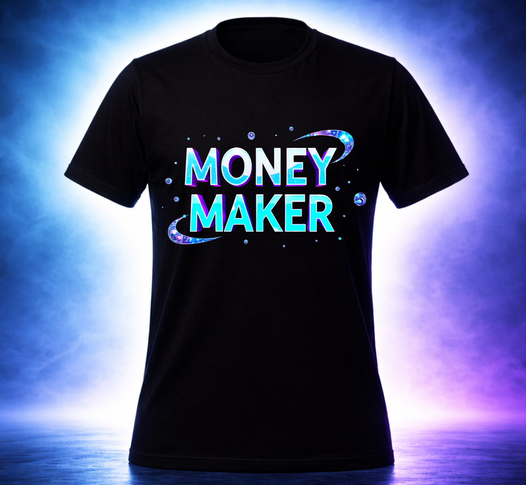 D086-Unisex T-Shirt - "MONEY MAKER" Design