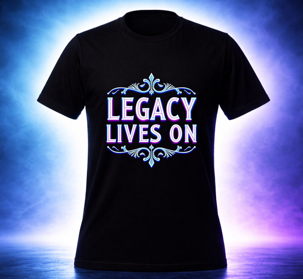 D194-Unisex T-Shirt -"LEGACY LIVES ON" Design