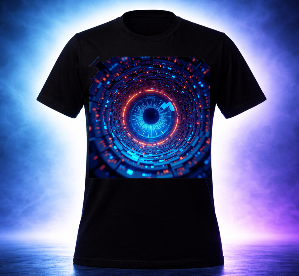 D098-Unisex T-Shirt - "VORTEX TUNNEL" Design