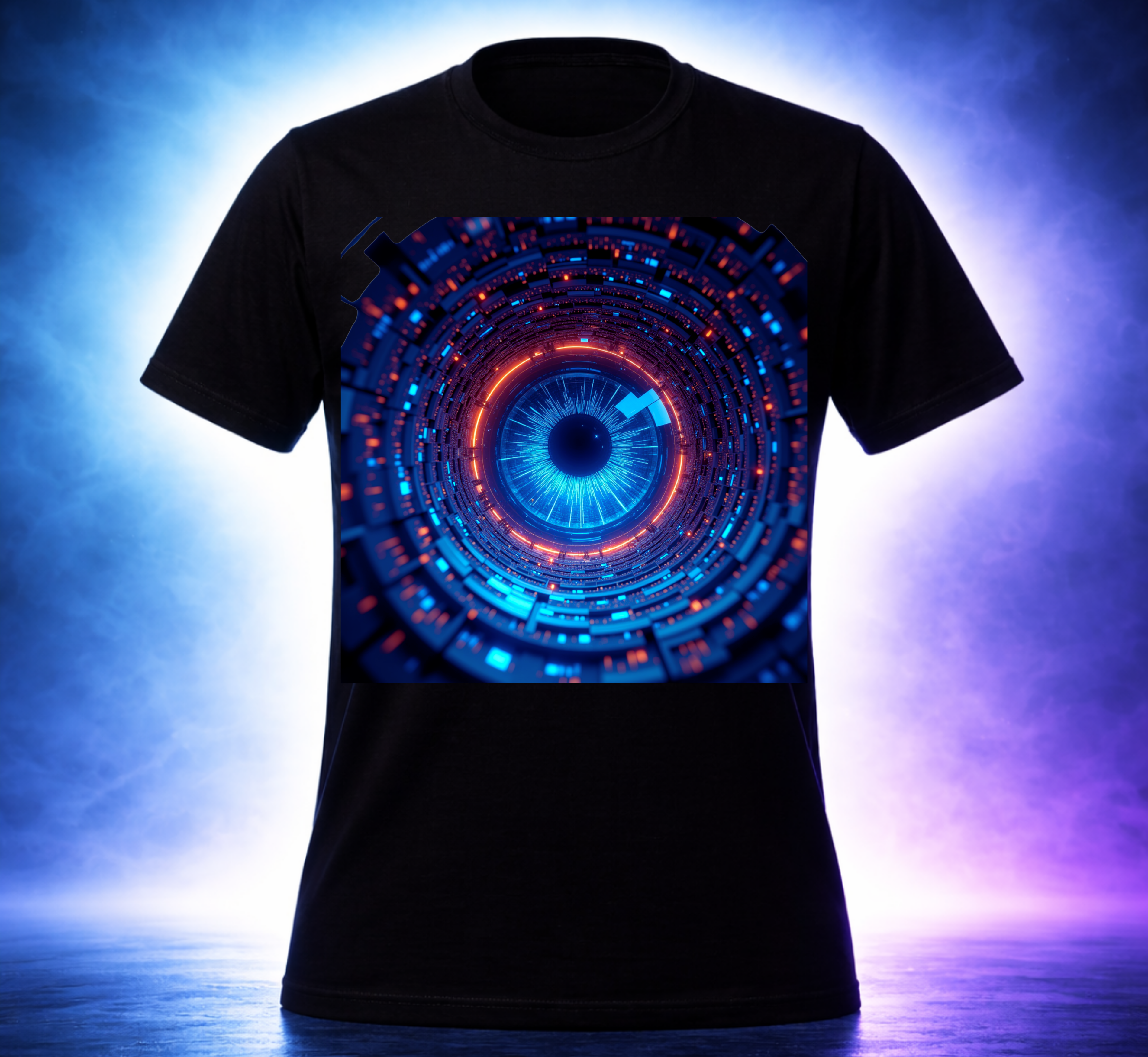 D098-Unisex T-Shirt - "VORTEX TUNNEL" Design