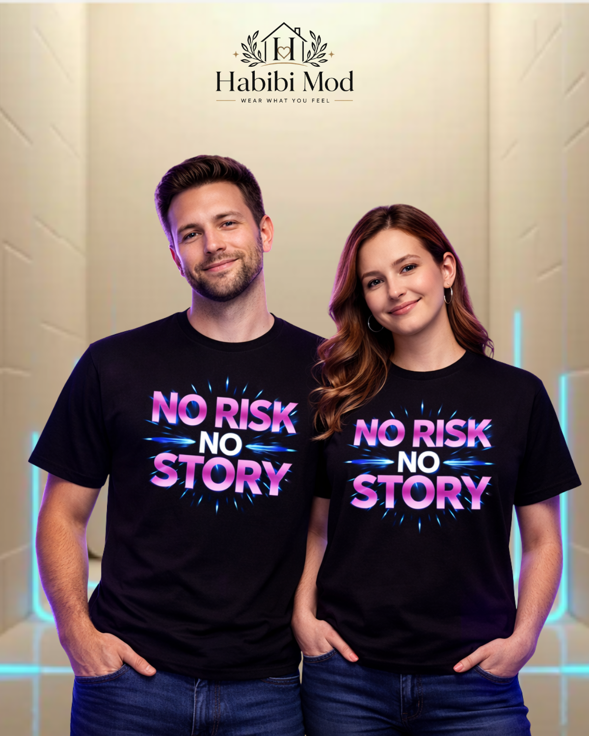 DM003 - NO RISK NO STORY Tee