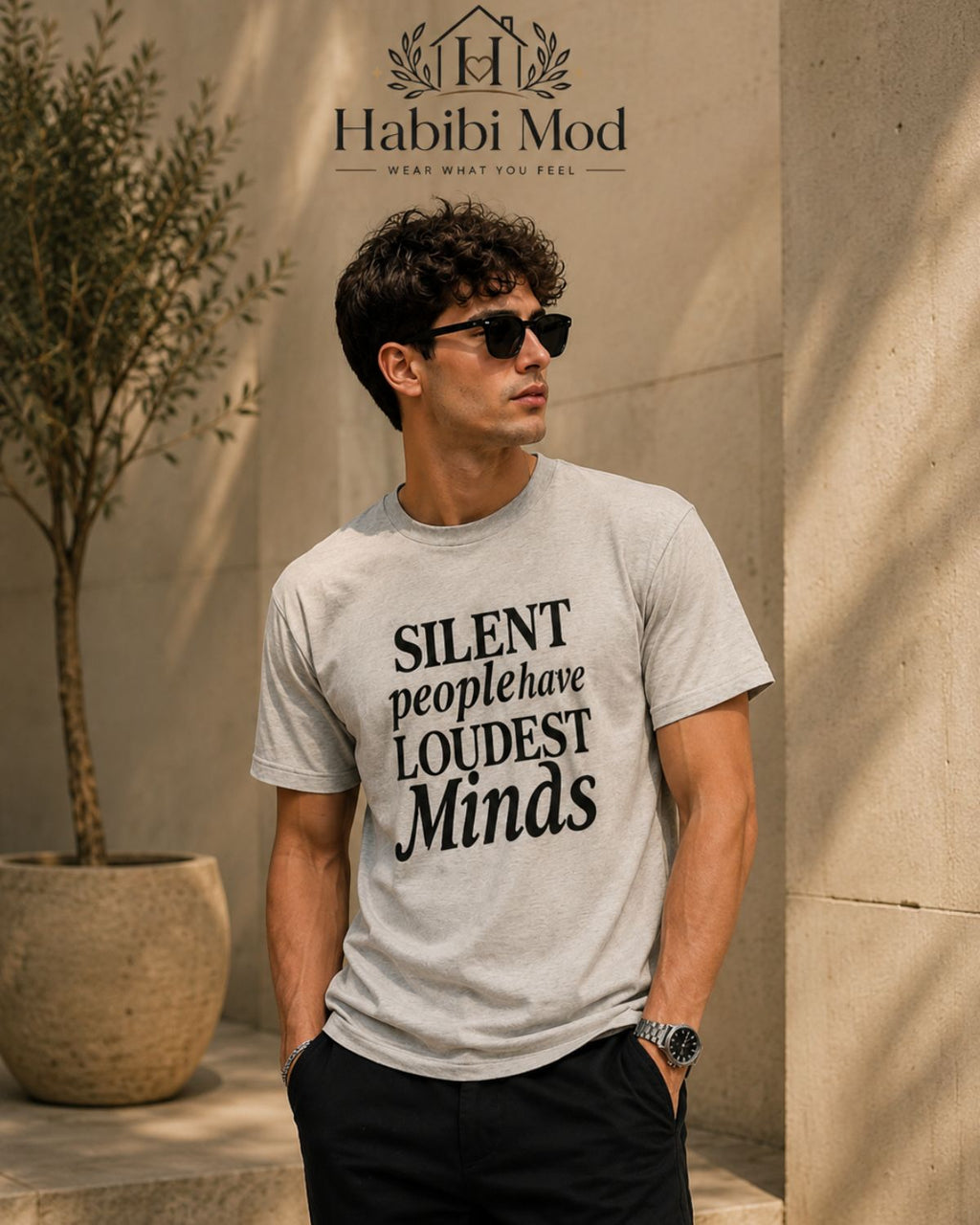 ST006 - SILENT PEOPLE HAVE THE LOUDEST MINDS Tee