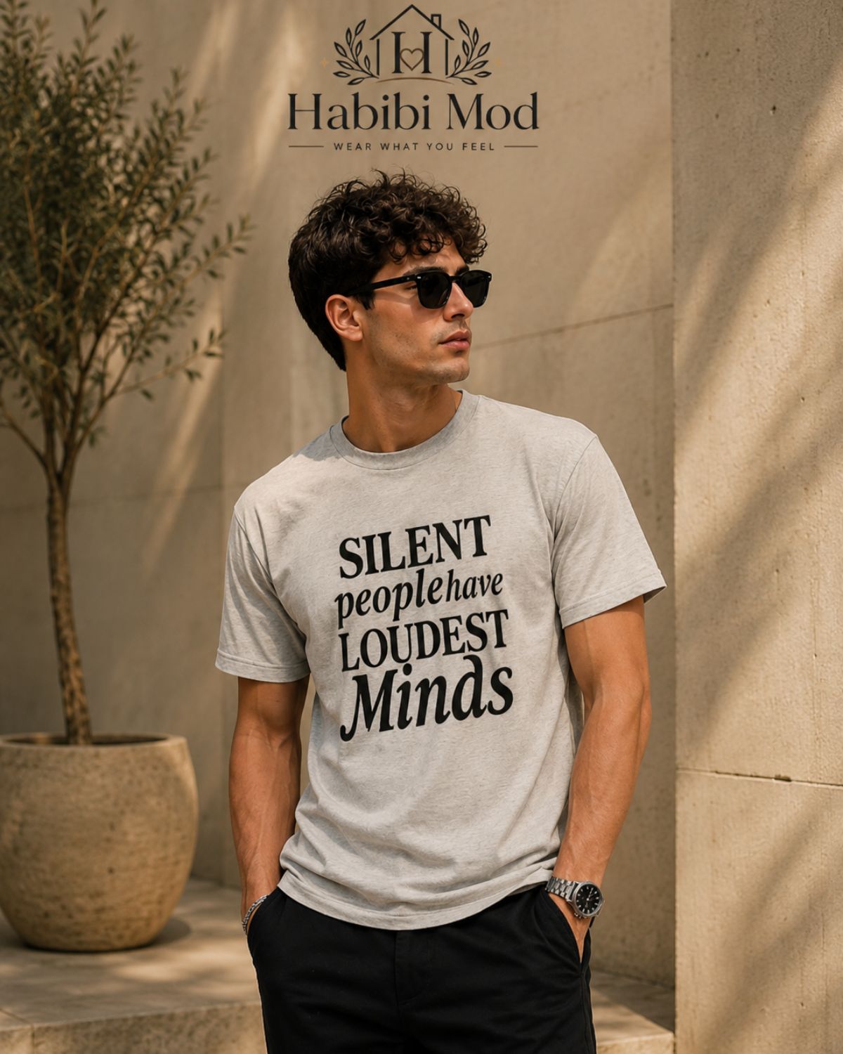 ST006 - SILENT PEOPLE HAVE THE LOUDEST MINDS Tee