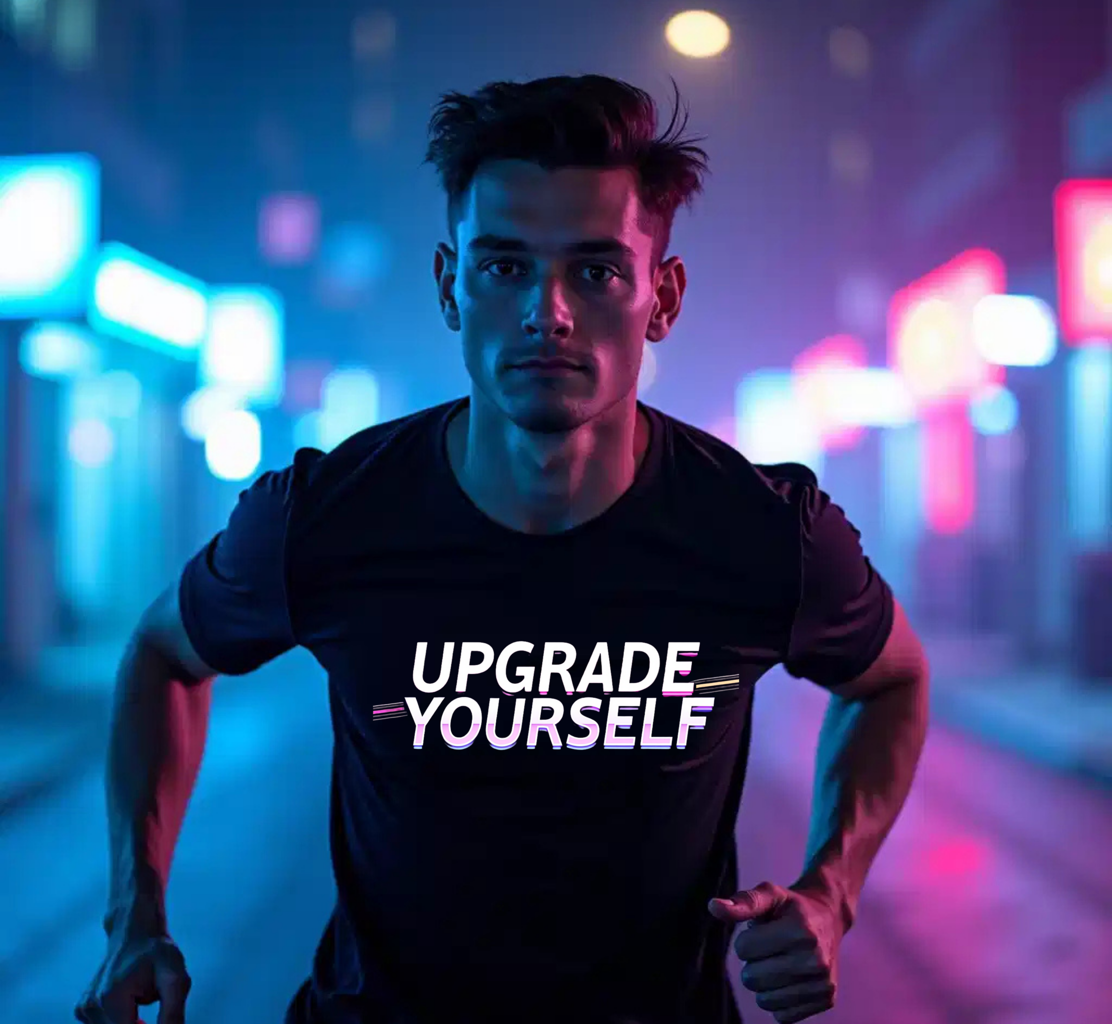 D217-Unisex T-Shirt – “UPGRADE YOUR SELF” Design