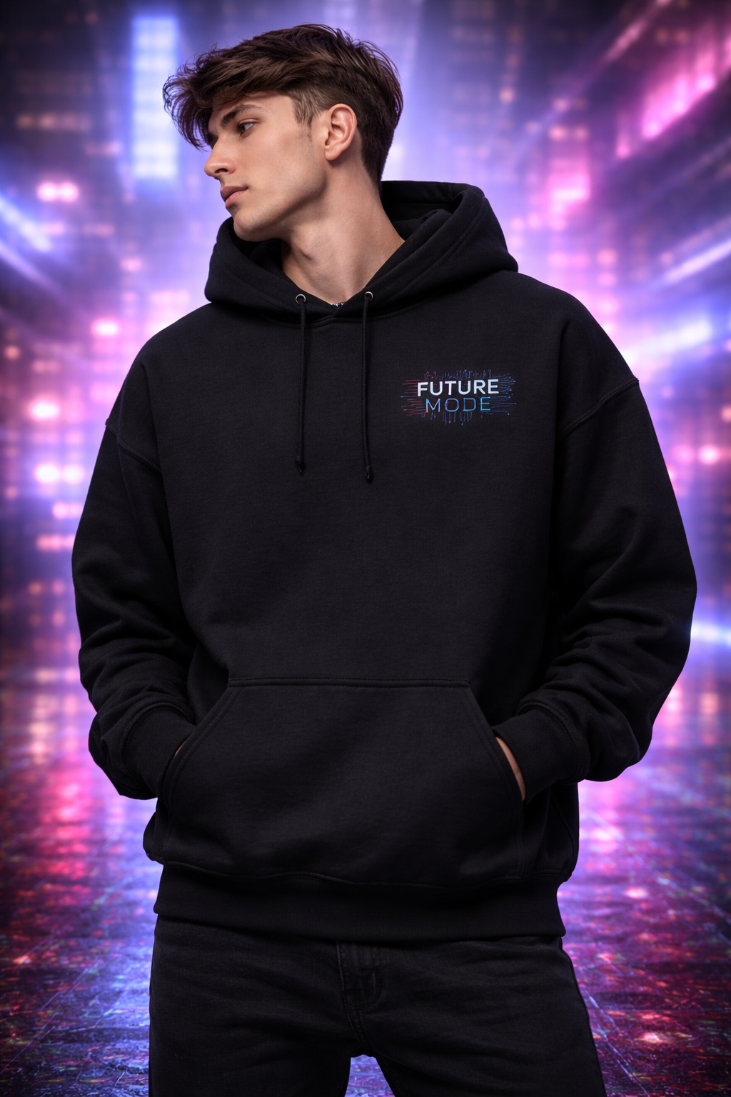 Future Mode Upgrade Hoodie – Energy Core Design