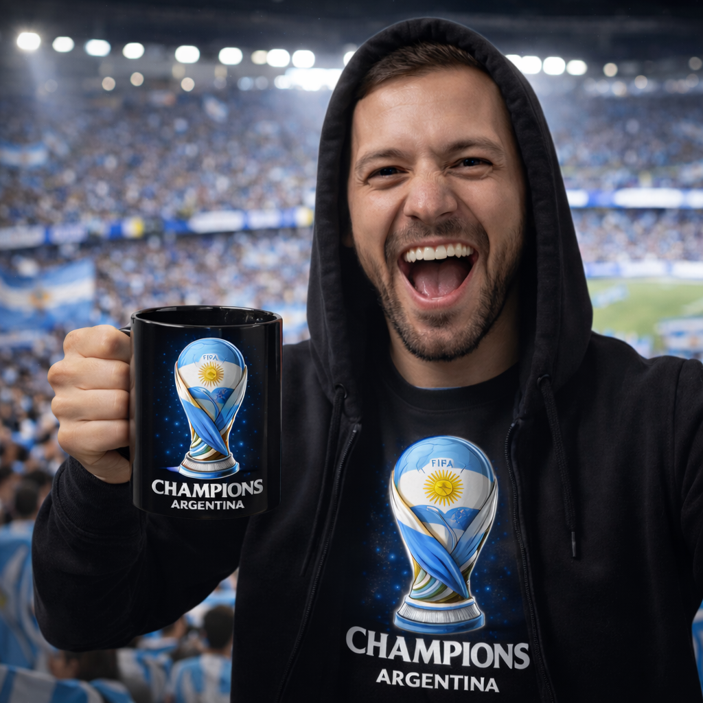 D258-Unisex Hoodie-Argentina Future Mode Hoodie – The Beautiful Game Edition