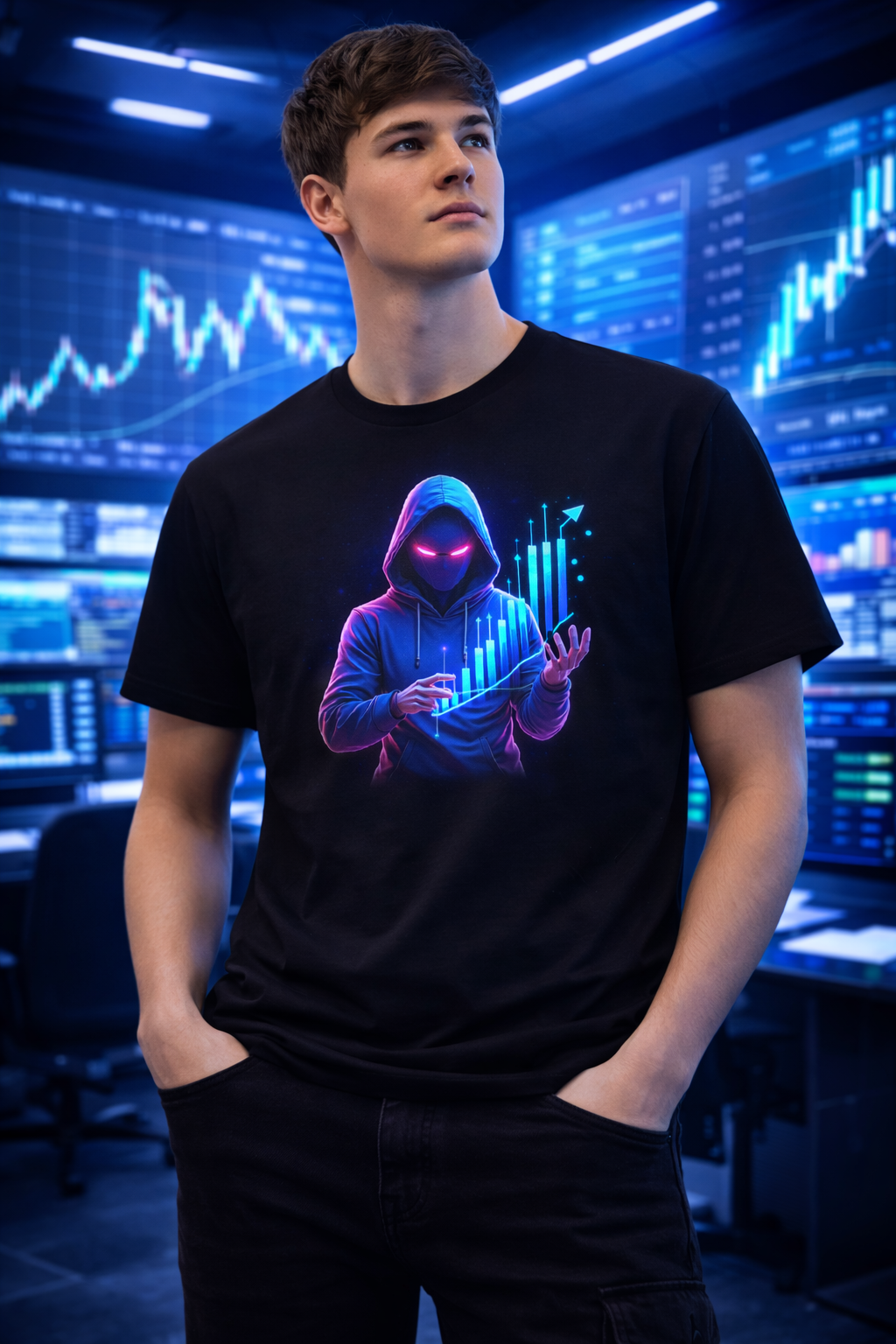 D006-Unisex T-Shirt – "TRADING WARRIOR" Design