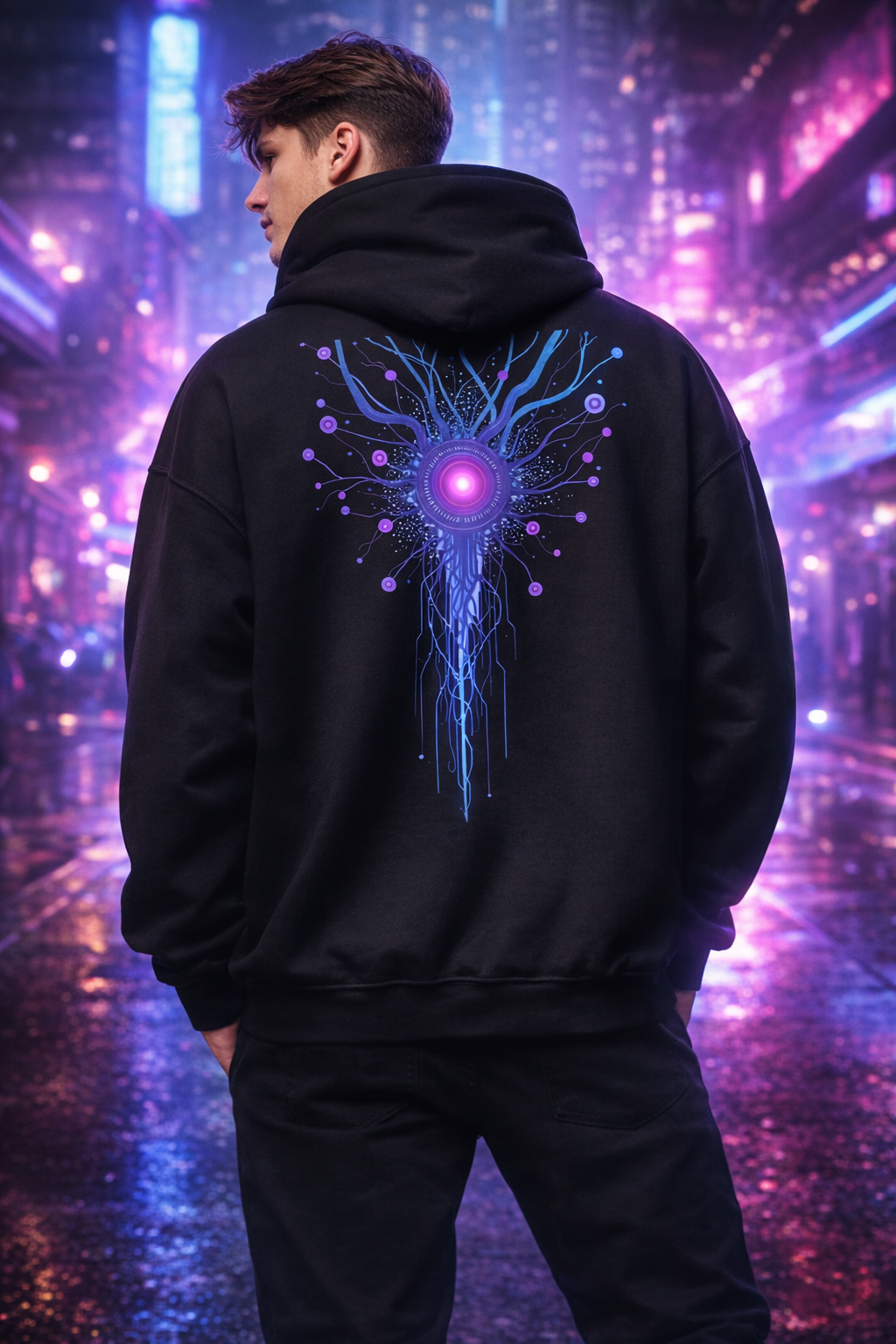 Future Mode Upgrade Hoodie – Energy Core Design