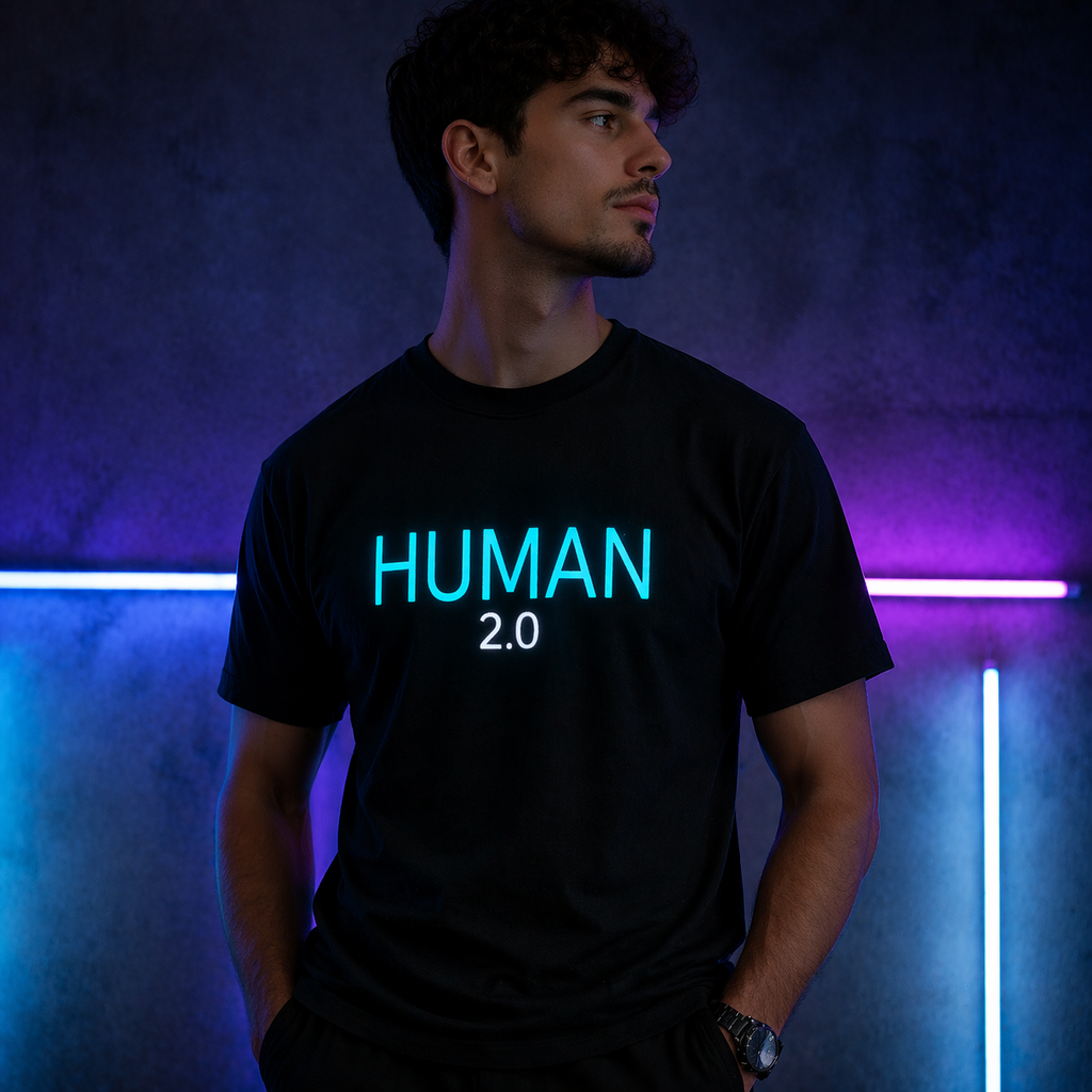 D218-Unisex T-Shirt – “HUMAN 2.0” Design