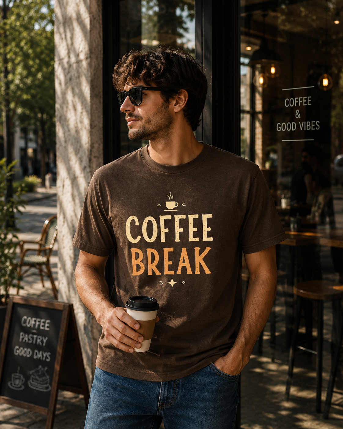 Unisex - COFFEE BREAK Tee