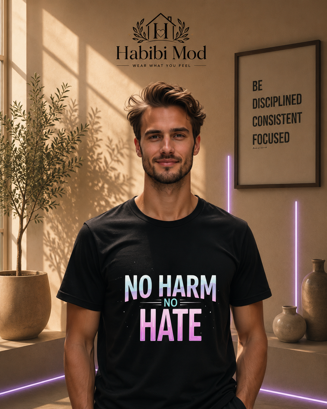 Unisex –  NO HARM NO HATE Tee