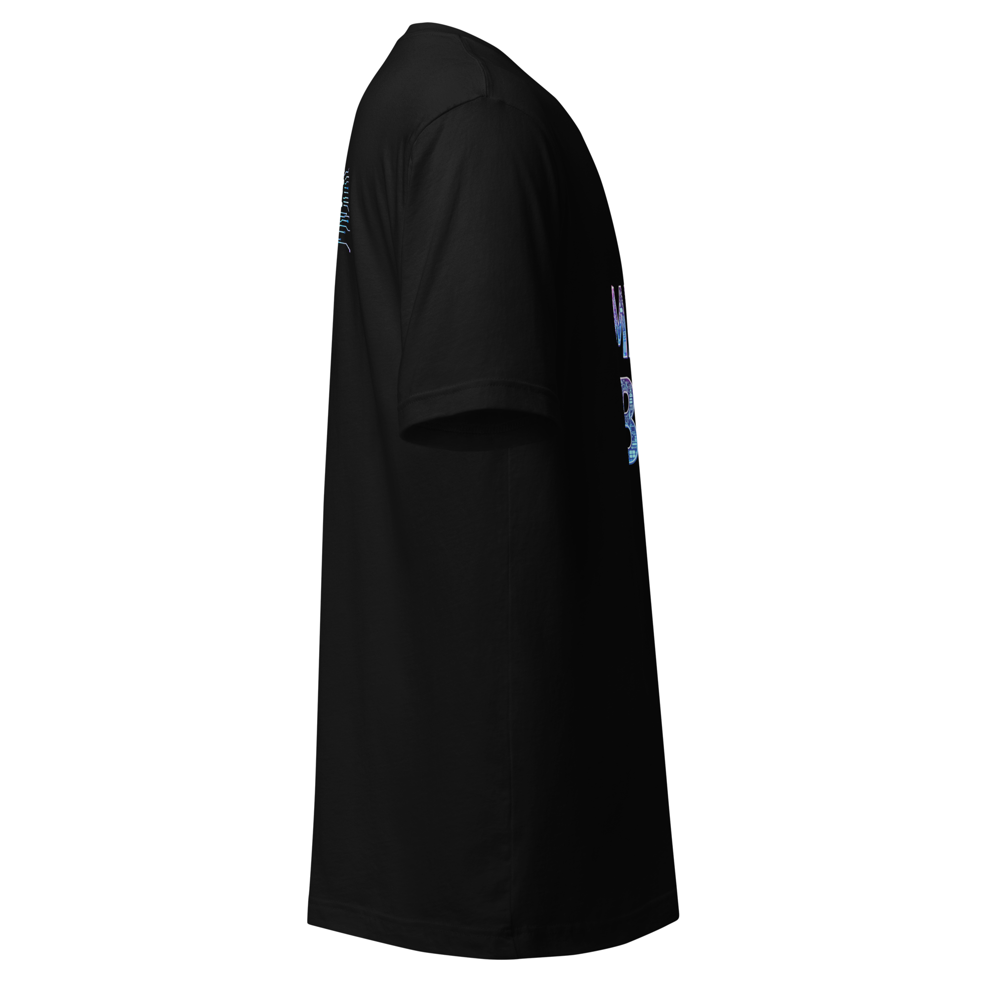 D012-Unisex t-shirt - big bold typography "MACHINE BRAIN",